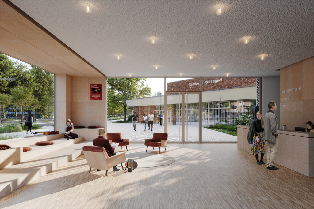 pv03 hall hd ©tracks architectes et alexandre besson perspectiviste