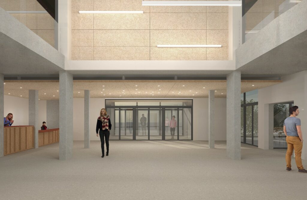 théâtre le cratère, alès 03 hall © blond&roux