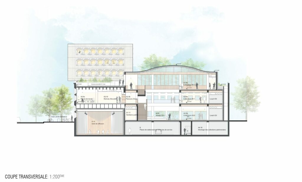 mediatheque, sain denis © atelier novembre 02