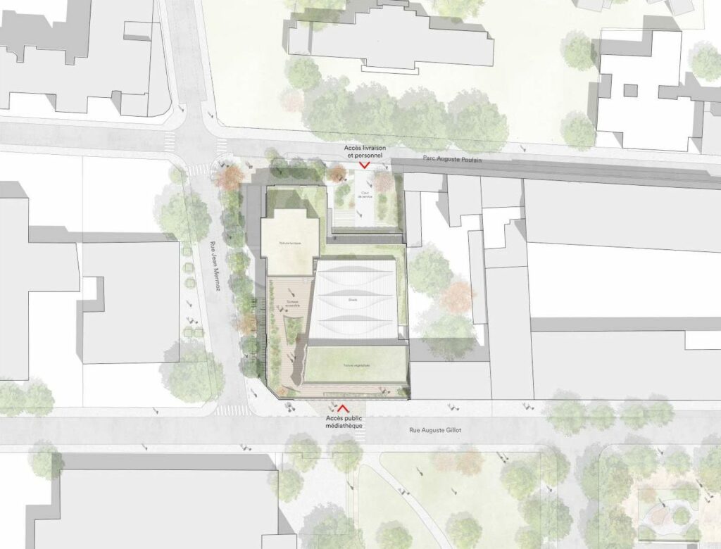 mediatheque, sain denis © atelier novembre 03