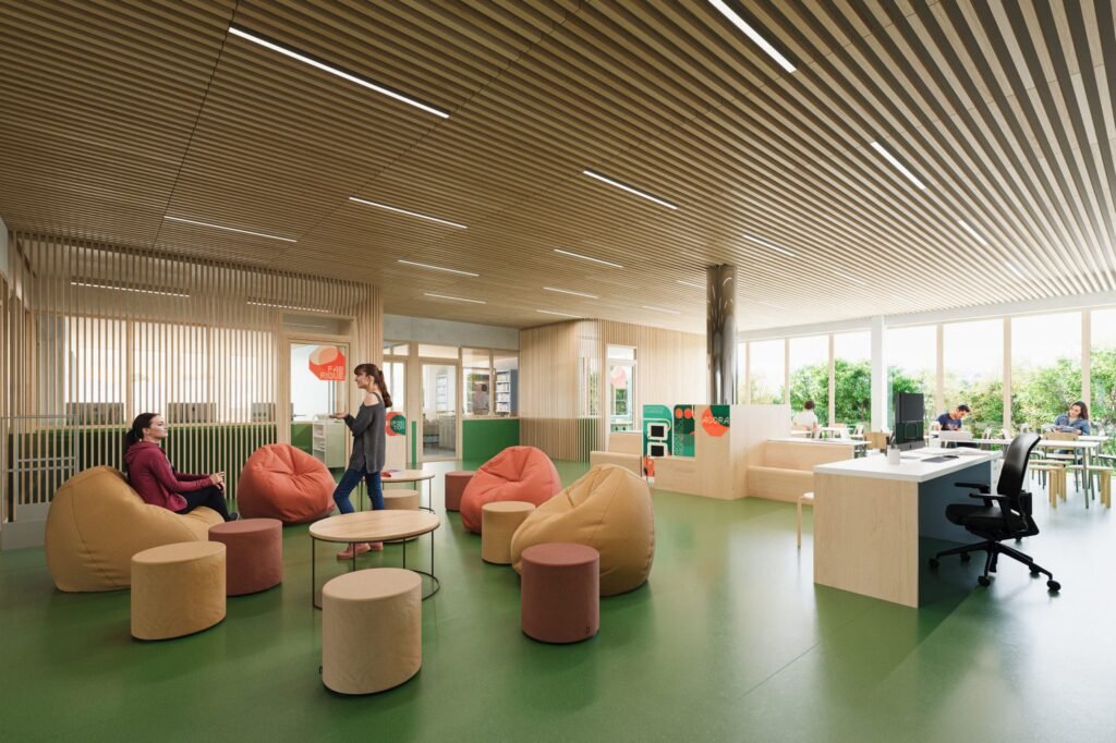 lycée romainville, cdi © ropa